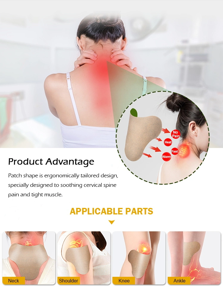 Customized Product Wormwood Oil Extract Adults Cervical Pain Relieving Patch