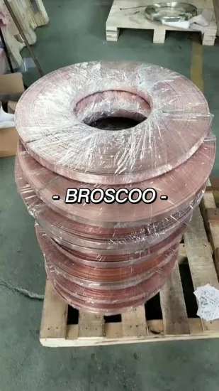 Bande de cuivre plate flexible de feuille de cuivre de corrosion de rouille en métal pour souder